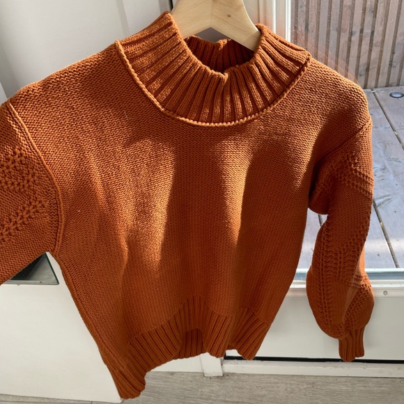 Everlane Texture Cotton Cable Sweater (Cider) - Picture 4 of 4